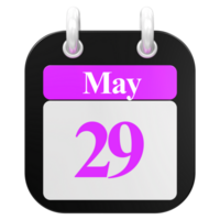 Symbol Kalender 3d Rendern png