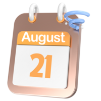 icona calendario 3d interpretazione png