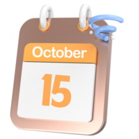 icoon kalender 3d renderen png