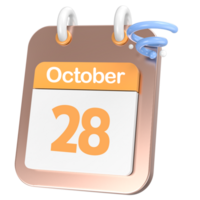 icoon kalender 3d renderen png