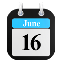 icon calendar 3D Rendering png