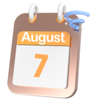 icon calendar 3D Rendering png