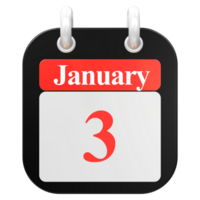 icoon kalender 3d renderen png