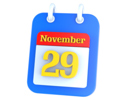 Symbol Kalender 3d Rendern png