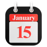 icoon kalender 3d renderen png