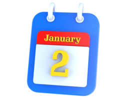 Symbol Kalender 3d Rendern png