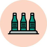 Wine Shelf Vector Icon Design Illustration