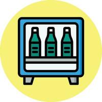 Minibar Vector Icon Design Illustration