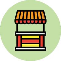 Stall Vector Icon Design Illustration