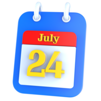 icoon kalender 3d renderen png