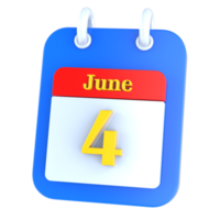 Symbol Kalender 3d Rendern png