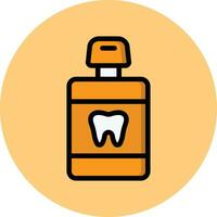 Mouthwash Vector Icon Design Illustration