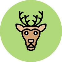 Reindeer Vector Icon Design Illustration