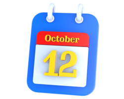 Symbol Kalender 3d Rendern png