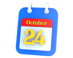 icon calendar 3D Rendering png