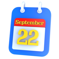 Symbol Kalender 3d Rendern png