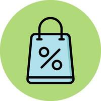 Shopping Bags Vector Icon Design Illustration