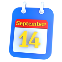 Symbol Kalender 3d Rendern png