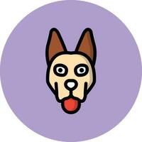 Dog Vector Icon Design Illustration