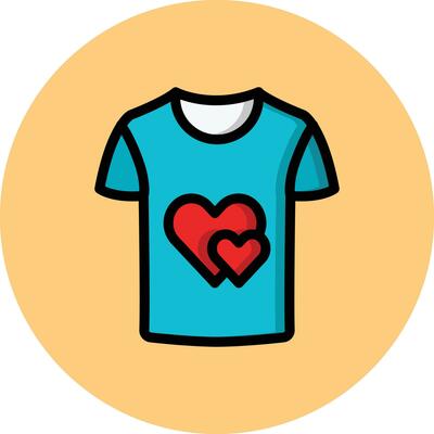 Tshirt Vector Icon Design Illustration