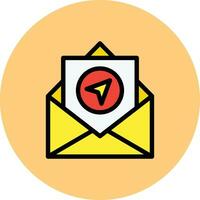 enviar correo vector icono diseño ilustración