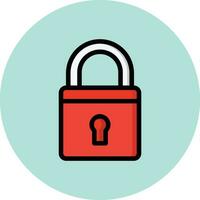 Padlock Vector Icon Design Illustration