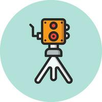 Old camera Vector Icon Design Illustration