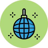 Mirror Ball Vector Icon Design Illustration
