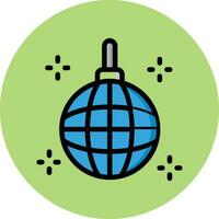 Mirror Ball Vector Icon Design Illustration