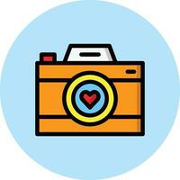 Photo Camera Vector Icon Design Illustration