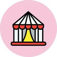 Tent Vector Icon Design Illustration