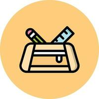 Pencil Case Vector Icon Design Illustration