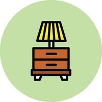 Nightstand Vector Icon Design Illustration