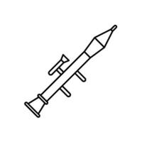 Rocket launcher icon vector design templates simple and modern