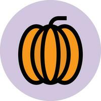 ilustración de diseño de icono de vector de calabaza