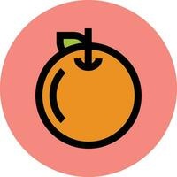 Orange Vector Icon Design Illustration