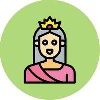 Queen Vector Icon Design Illustration