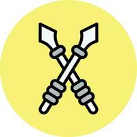 Spear Vector Icon Design Illustration