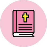 Biblia vector icono diseño ilustración