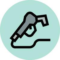Fuel Nozzle Vector Icon Design Illustration