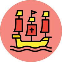 Ship Vector Icon Design Illustration