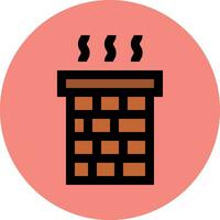 Chimneys Vector Icon Design Illustration