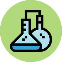 Chemical Experiment Vector Icon Design Illustration