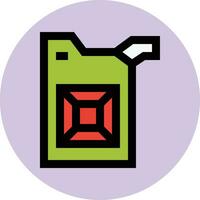 Kerosene Can Vector Icon Design Illustration