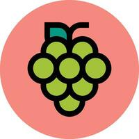 Grapes Vector Icon Design Illustration