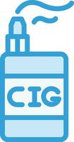 Electronic cigarette Vector Icon Design Illustration