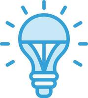 LED bulbo vector icono diseño ilustración