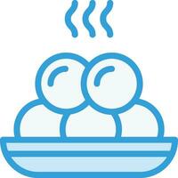 Meat ball Vector Icon Design Illustration