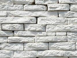 white brick wall texture background photo