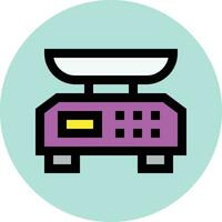 Weight Scale Vector Icon Design Illustration